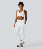 Brassière de sport entraînement Halara UltraSculpt™ soutien intermédiaire col V dos nageur bonnets A-C