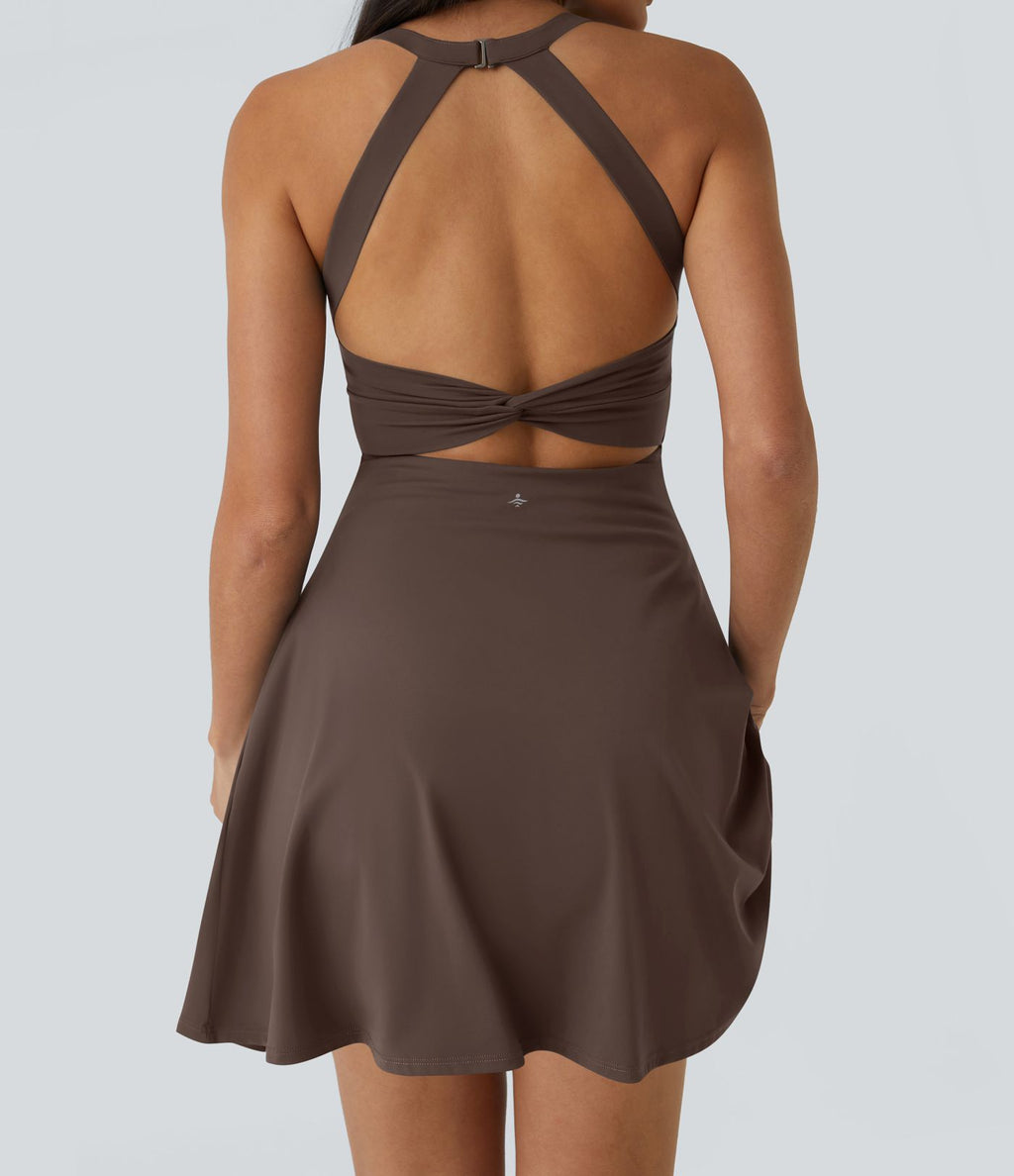Robe Danse Sport Évasée Torsadée Dos Nu Plus Longue Easy Peasy Édition