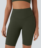 Short cycliste 22,8 cm d'entraînement gainant taille haute avec poches Halara UltraSculpt™