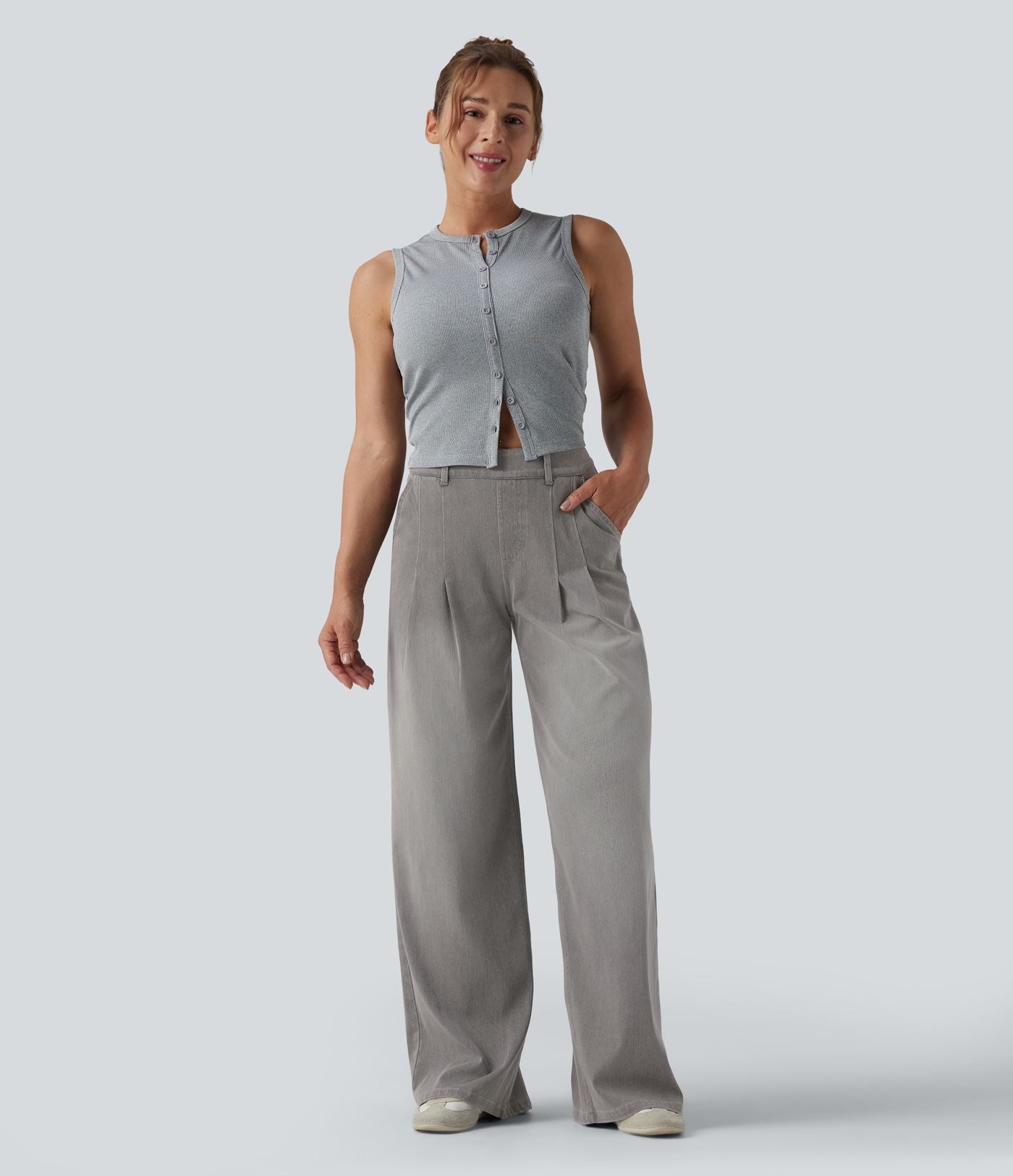 Jean large Halara Flex™ taille mi-haute avec poches