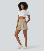 Short de travail large taille haute DayStretch avec poches