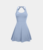 Robe de Danse Sport Mini à Volants Torsadés Dos Nu - Longueur Plus