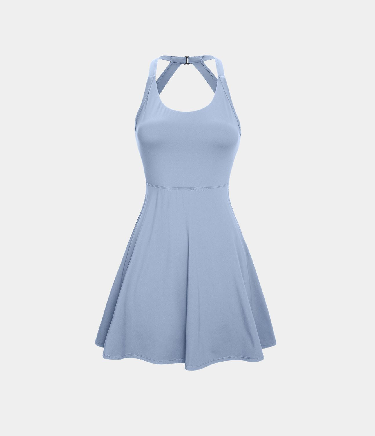 Robe de Danse Sport Mini à Volants Torsadés Dos Nu - Longueur Plus