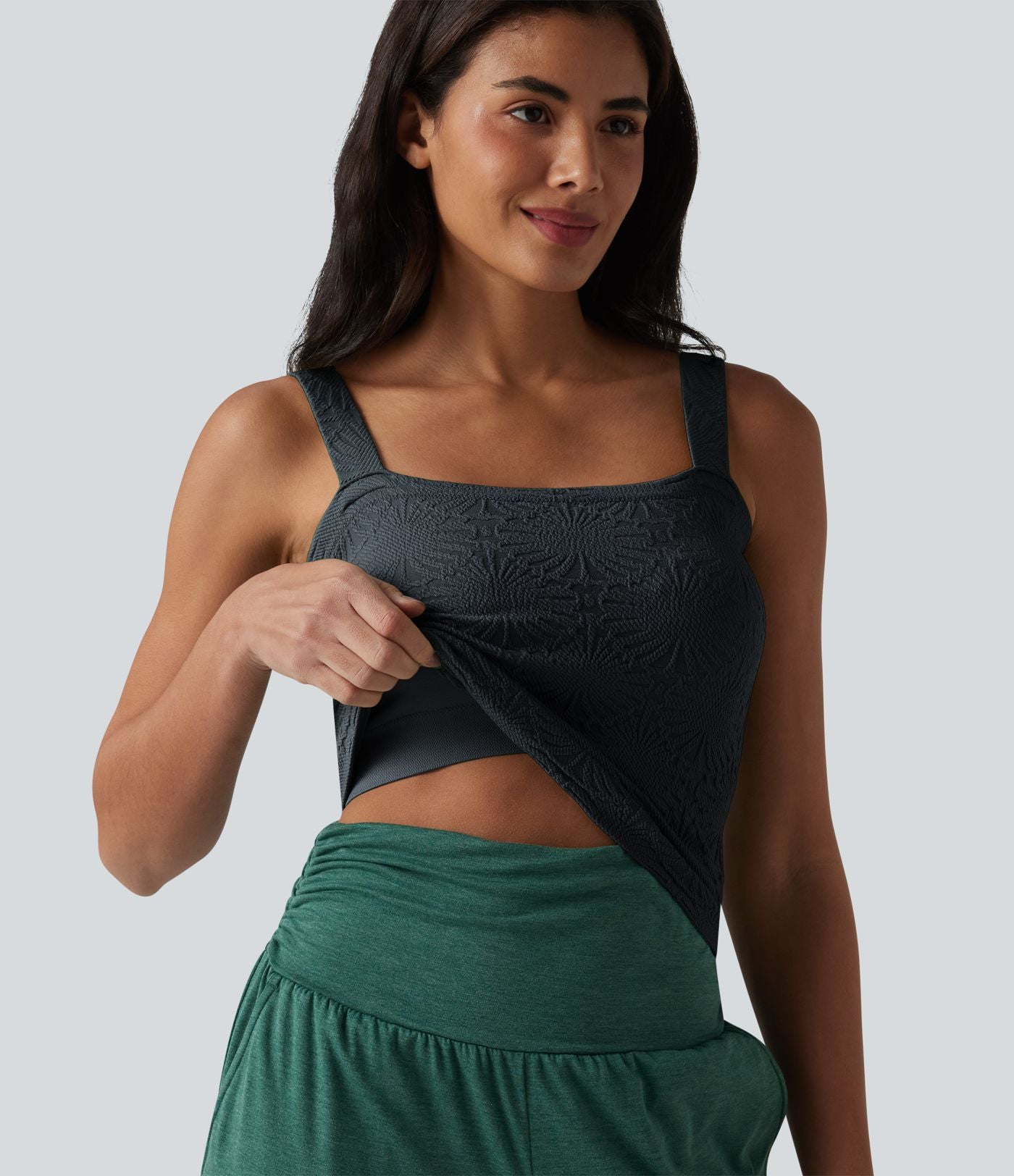 Débardeur de yoga OneForm Seamless Flow col carré soutien-gorge intégré