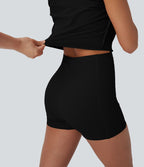 Robe de sport yoga 2-en-1 SoftlyZero™ Plush push-up coques moulées fermeture éclair avec poches édition Easy Peasy E-G