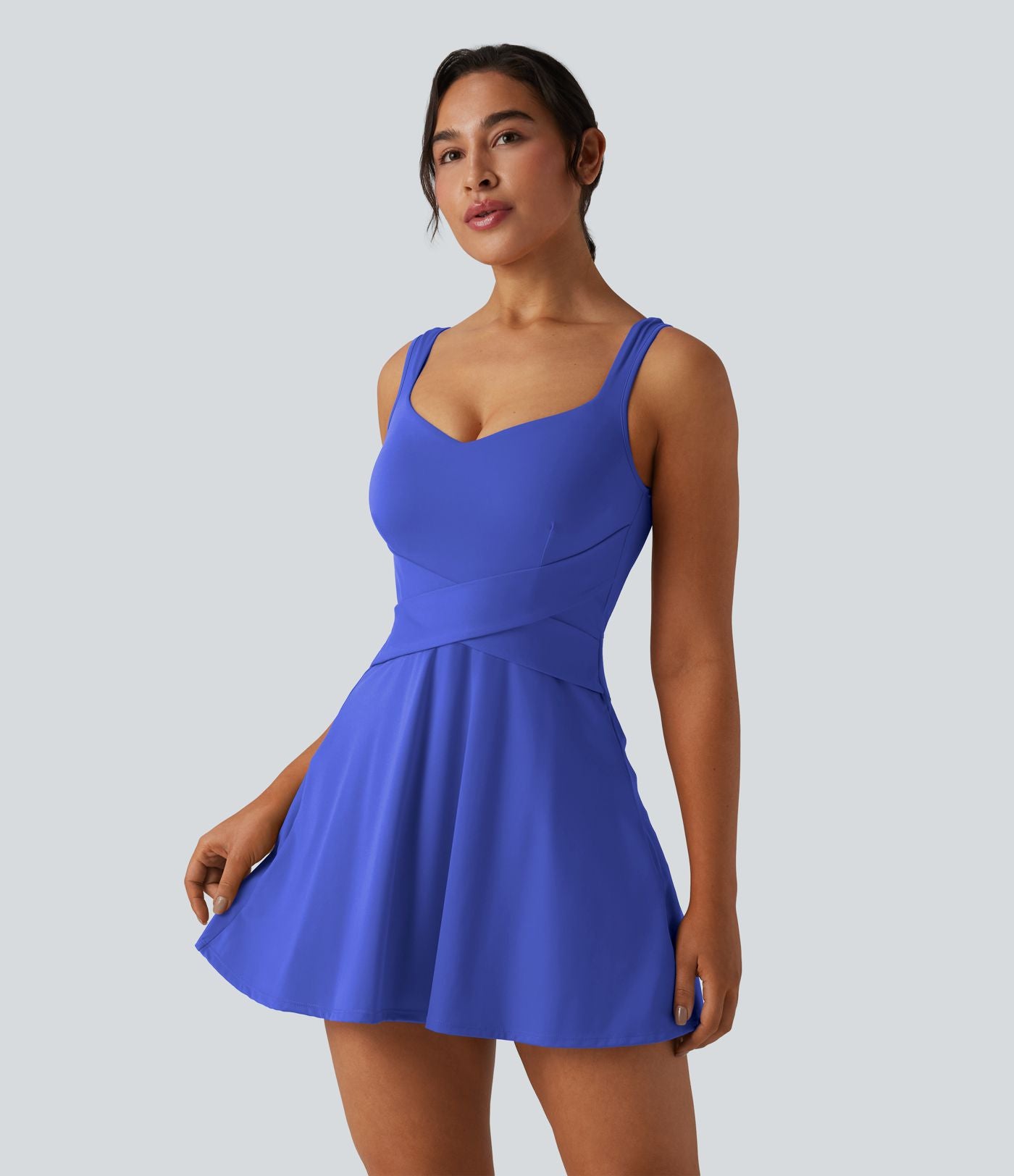 Robe de tennis 2-en-1 SoftlyZero™ Airy mini effet frais InstantCool avec poche, accès facile Easy Peasy, protection solaire UPF50+