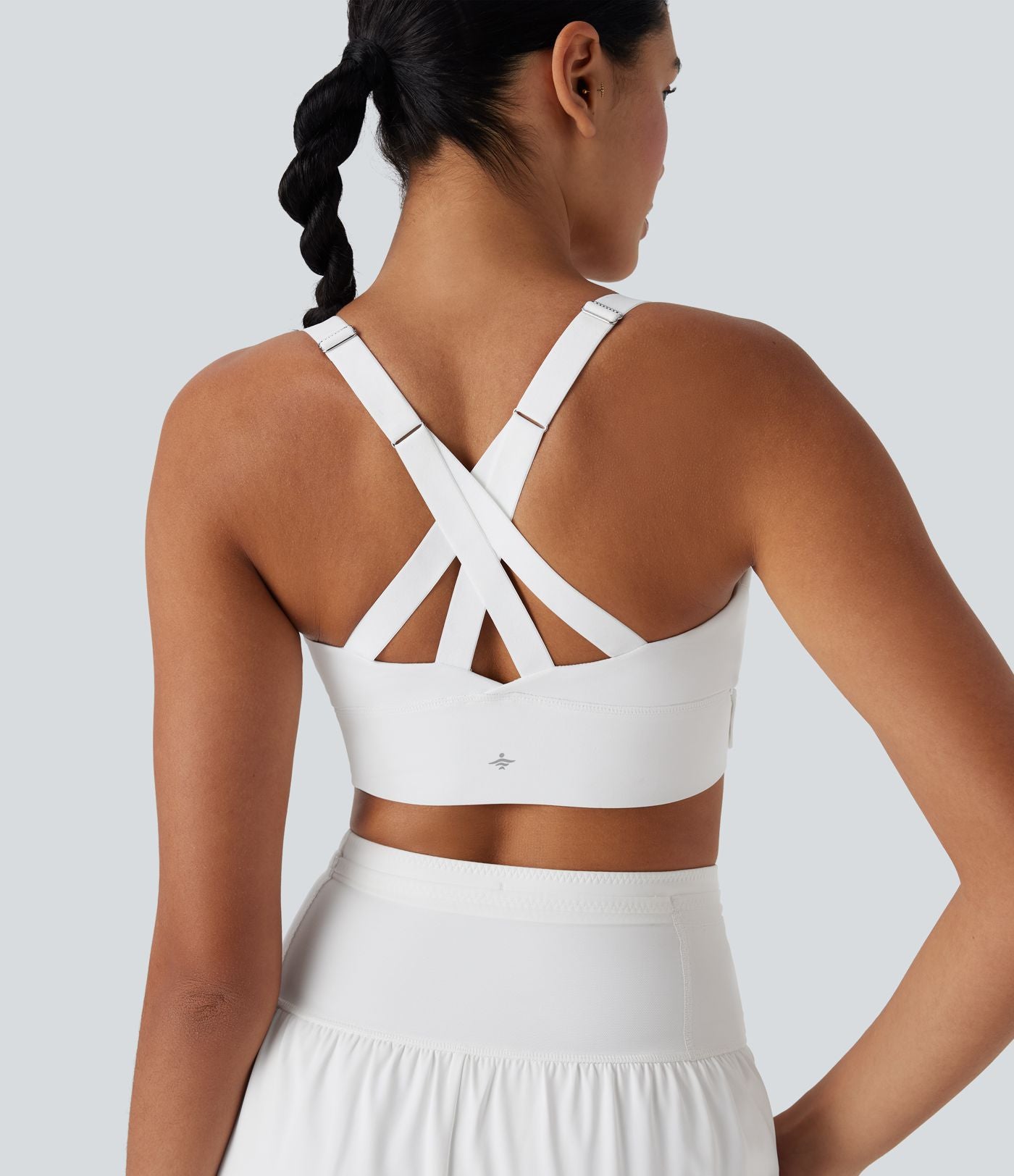 Brassière de sport course SpeedWave™ soutien intermédiaire push-up zip boucle réglable séchage rapide bonnets A-C