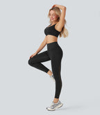 Legging de yoga Halara UltraSculpt™ gainant taille haute perforé Airy effet frais InstantCool et séchage rapide avec poches, protection solaire UPF50+