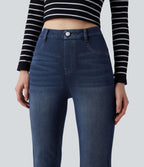 Legging denim bootcut Halara Flex™ gainant effet push-up taille haute avec poches