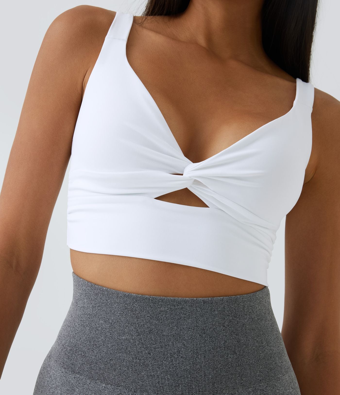 Brassière yoga SoftlyZero™ Airy maintien léger découpes effet frais InstantCool, bonnets A-D, protection solaire UPF50+
