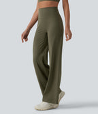 SoftlyZero™ Pantalon yoga coupe droite gainant taille haute à fronces - UPF50+