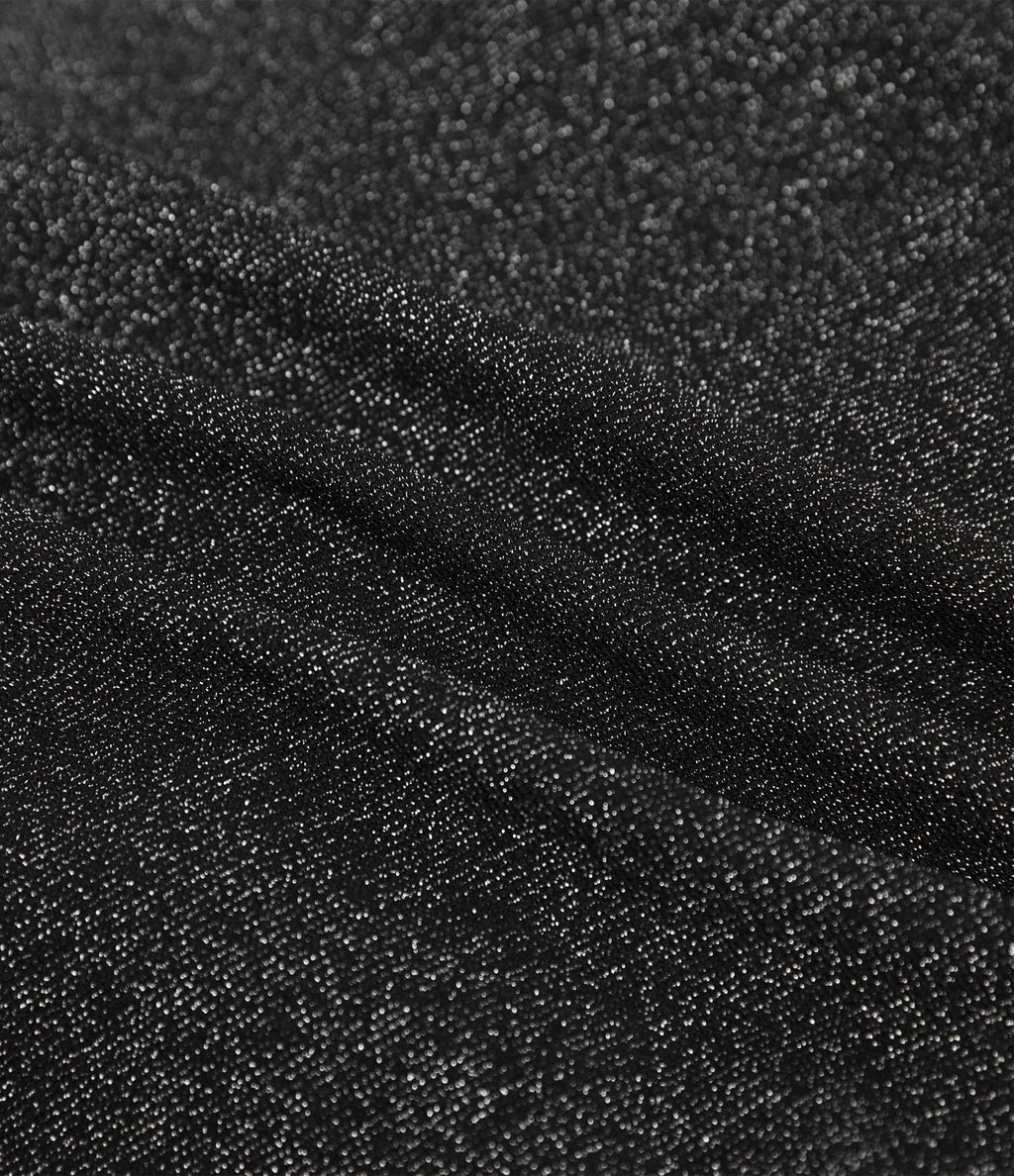 Crop top OneForm Seamless Flow, manches longues, col rond, effet sparkle avec passe-pouces