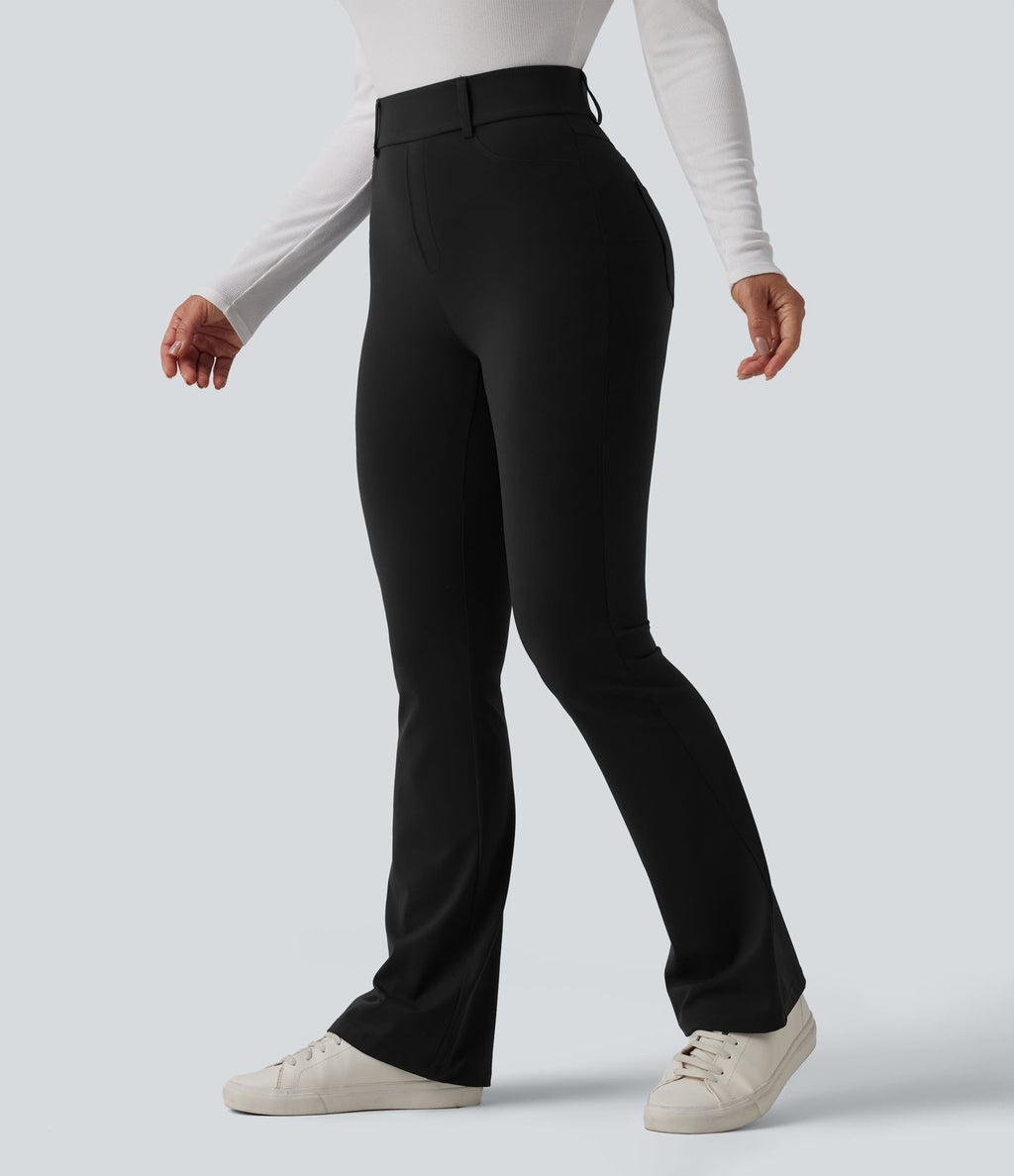 Legging décontracté bootcut Halara UltraSculpt™ taille haute avec poches