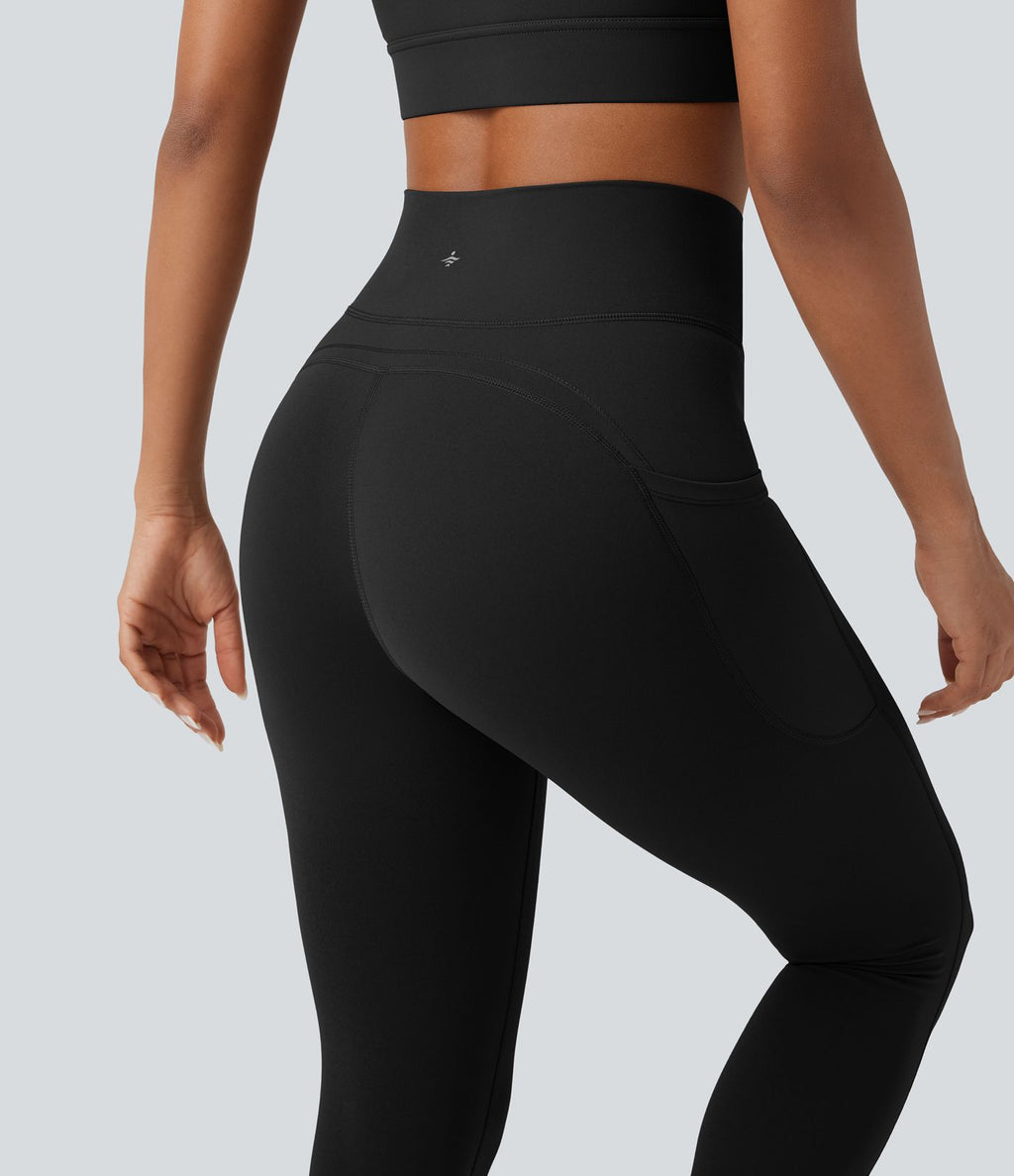 Legging de yoga gainant taille haute avec cordon de serrage et poches Halara UltraSculpt™