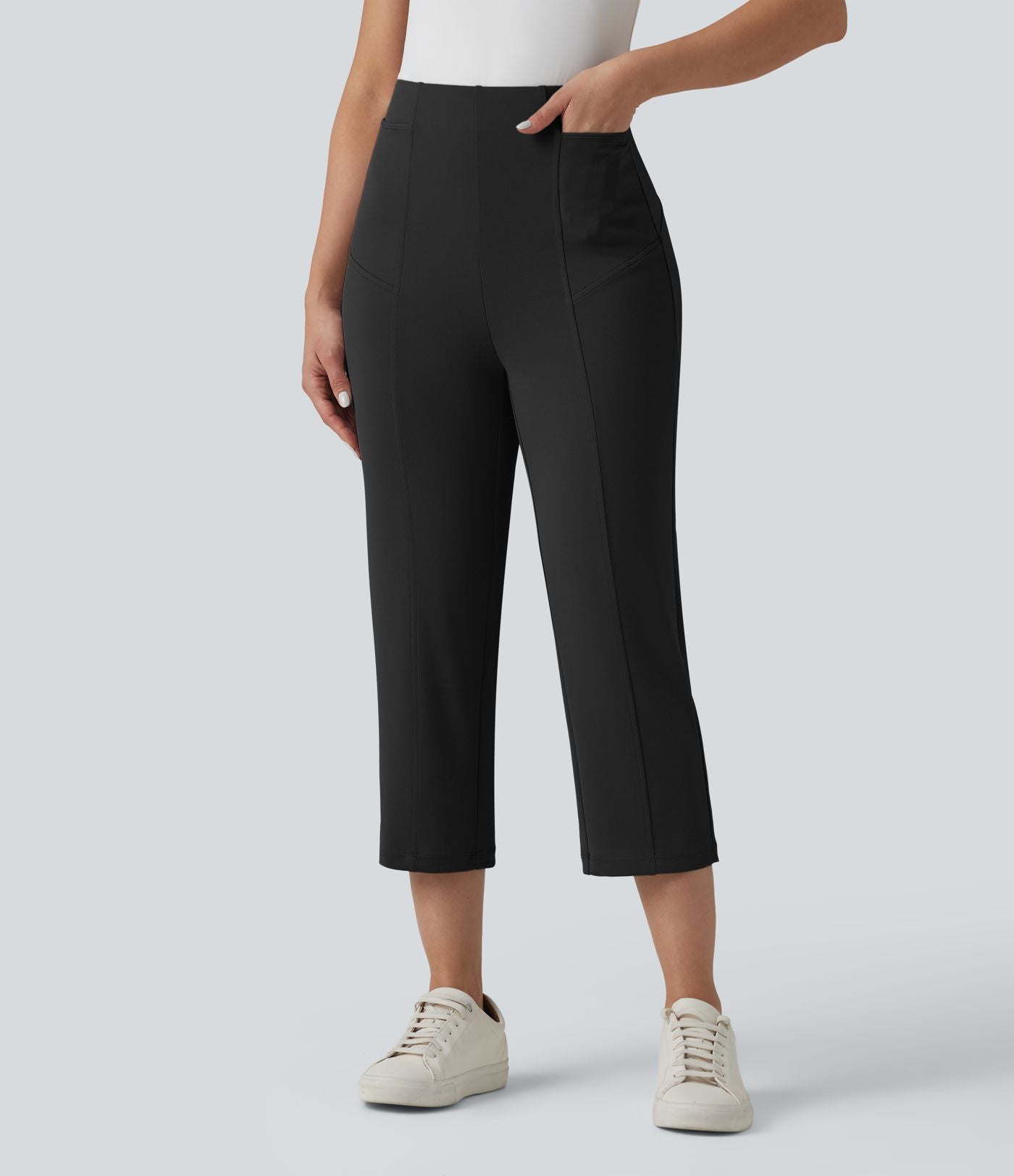 Short tailleur taille haute jambes droites Halara Flex™ avec poches