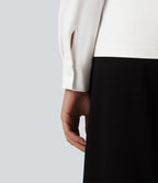 Chemise de travail infroissable à séchage rapide col manches longues