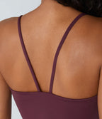 Breezeful™ Combishort Dos Nu Poche Zippée Invisible Sur le Côté Jambe Large Séchage Rapide