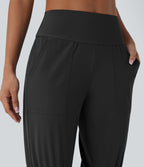 Short décontracté taille haute avec poches latérales