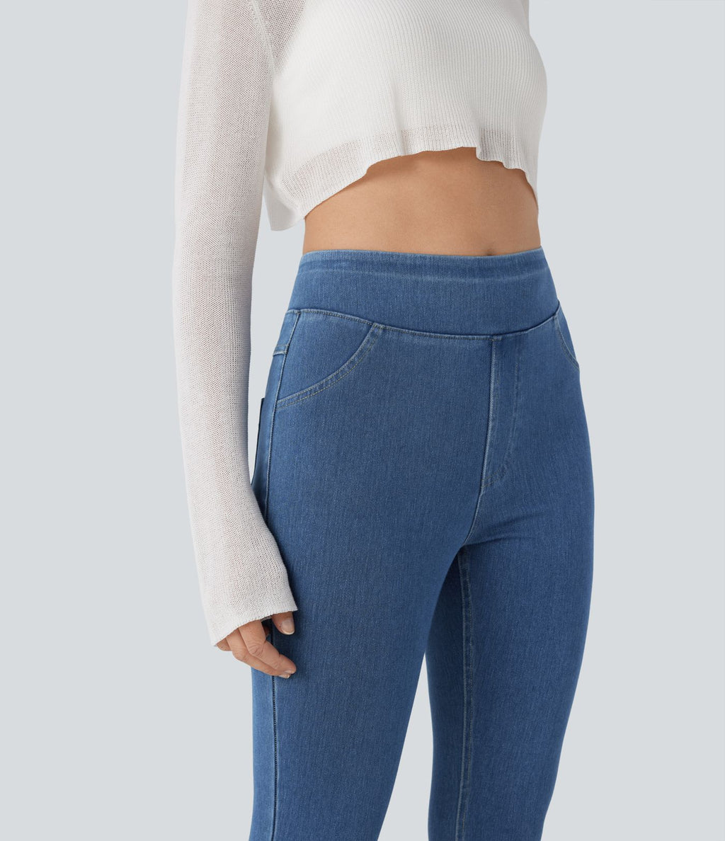Halara Flex™ Jegging Capri Taille Haute Extensible Poche Latérale Arrière