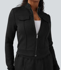 Veste de sport SpacerTek™ col montant, manches longues