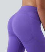 OneForm Seamless Flow Legging 7/8 yoga taille haute gainant et sculptant avec poches