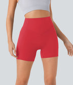 Short cycliste 12,5 cm d'entraînement gainant galbant taille haute avec effet scrunch et poches Halara UltraSculpt™