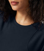 Sweatshirt Casual Solide à Manches Raglan et Col Rond