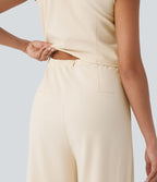 Combinaison gilet col V sans manches avec poches - Easy Peasy