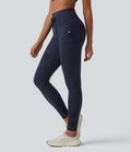 Legging yoga Halara UltraSculpt™ imprimé camouflage taille haute avec cordon de serrage et poches