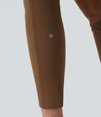 Pantalon ajusté taille haute effet daim contrastant DayStretch avec poches