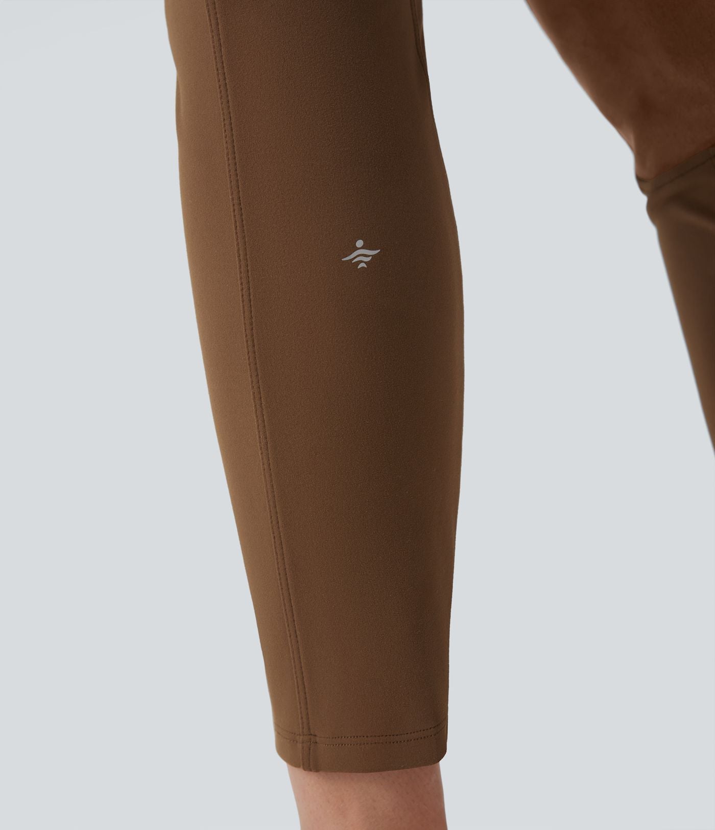 Pantalon ajusté taille haute effet daim contrastant DayStretch avec poches