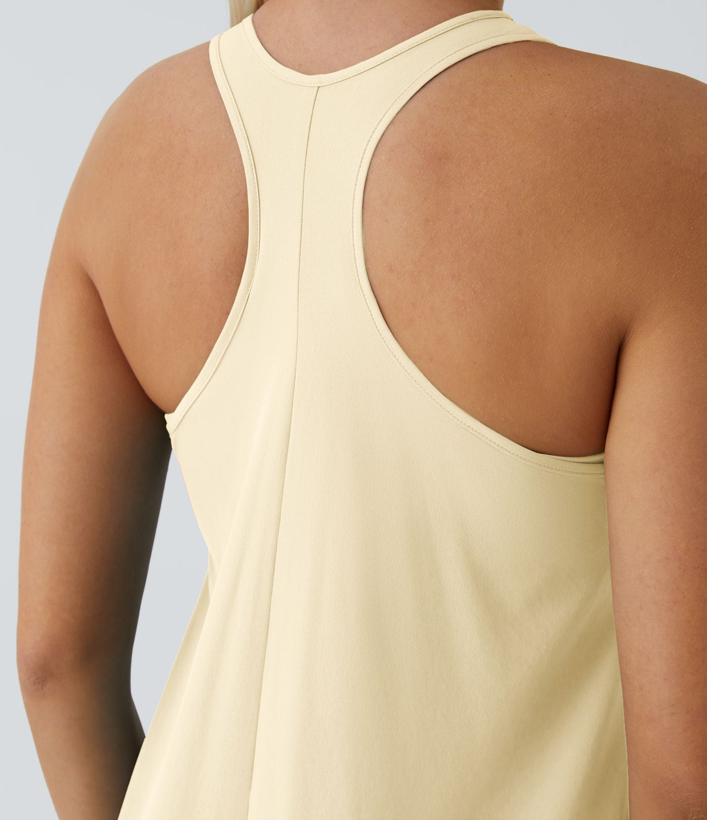 Robe décontractée mi-longue Breezeful™ dos nageur poche latérale fluide asymétrique séchage rapide A-C