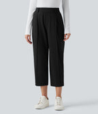 Pantalon tailleur court fuselé taille haute Halara Flex™ DayStretch avec poches