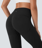 Legging capri yoga taille haute froncé sans couture OneForm Seamless Flow