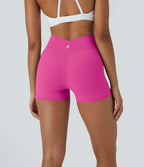 Softlyzero™ Short 7,5cm Biker Taille Haute Croisé Uni