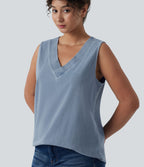 Halara Flex™ Débardeur décontracté en denim col V