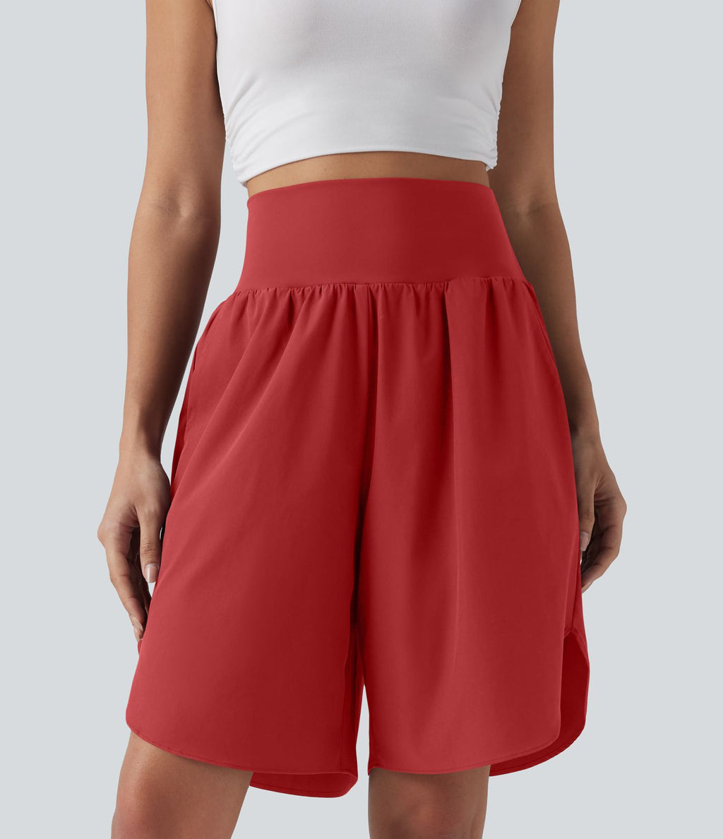 Short resort taille haute gainant séchage rapide avec fentes Breezeful™ et poches