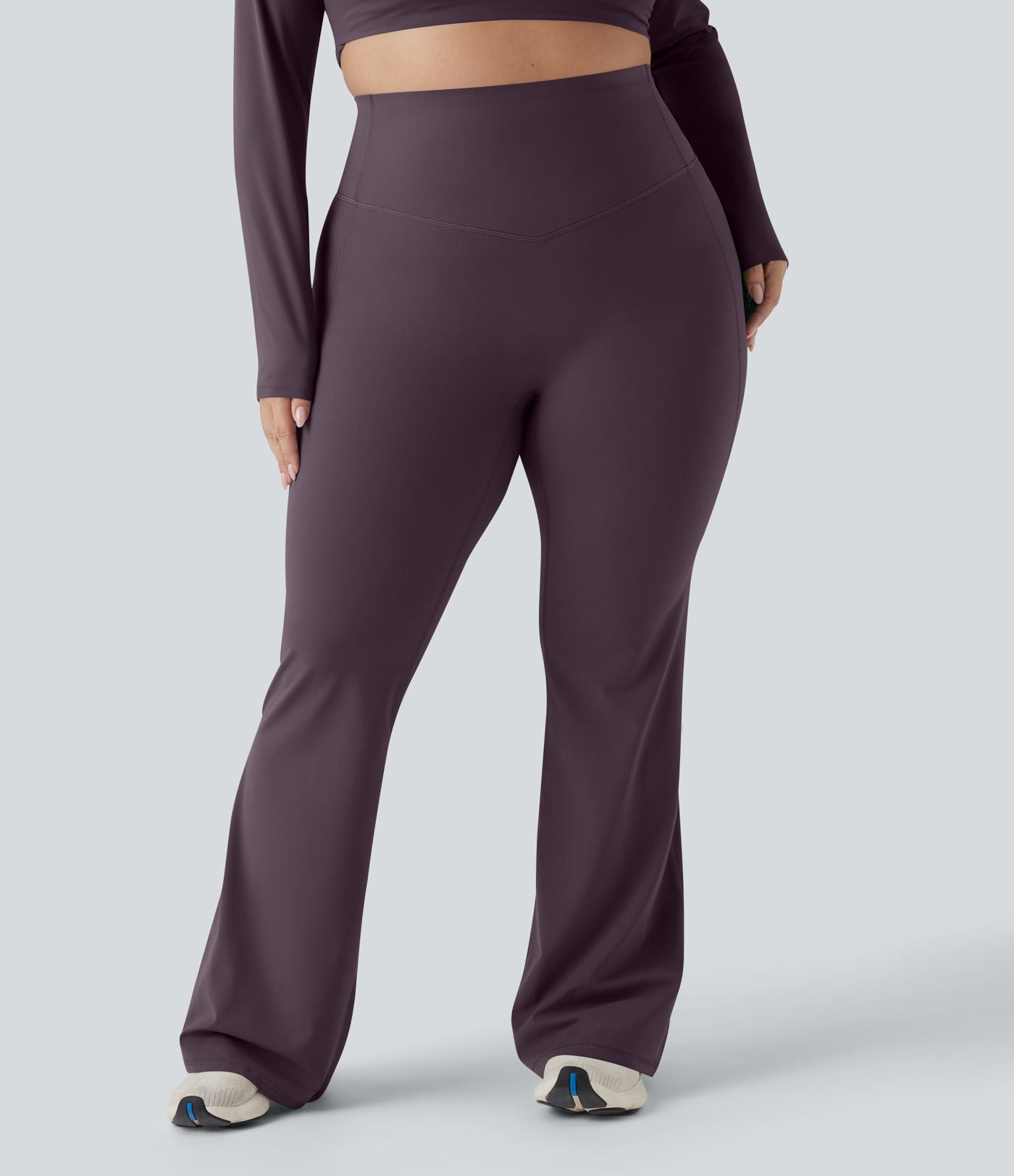 Pantalon yoga évasé gainant sculptant grande taille taille haute Halara UltraSculpt™