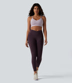 Brassière de sport de yoga à maintien léger avec soutien intégré