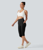 Legging corsaire de sport gainant Halara UltraSculpt™ taille haute, anti-roulis et gainant, avec poches