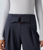 Pantalon tailleur thermique SoftlyZero™ Plush coupe droite taille mi-haute avec poches