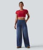 Jean large Halara Flex™ taille mi-haute avec poches