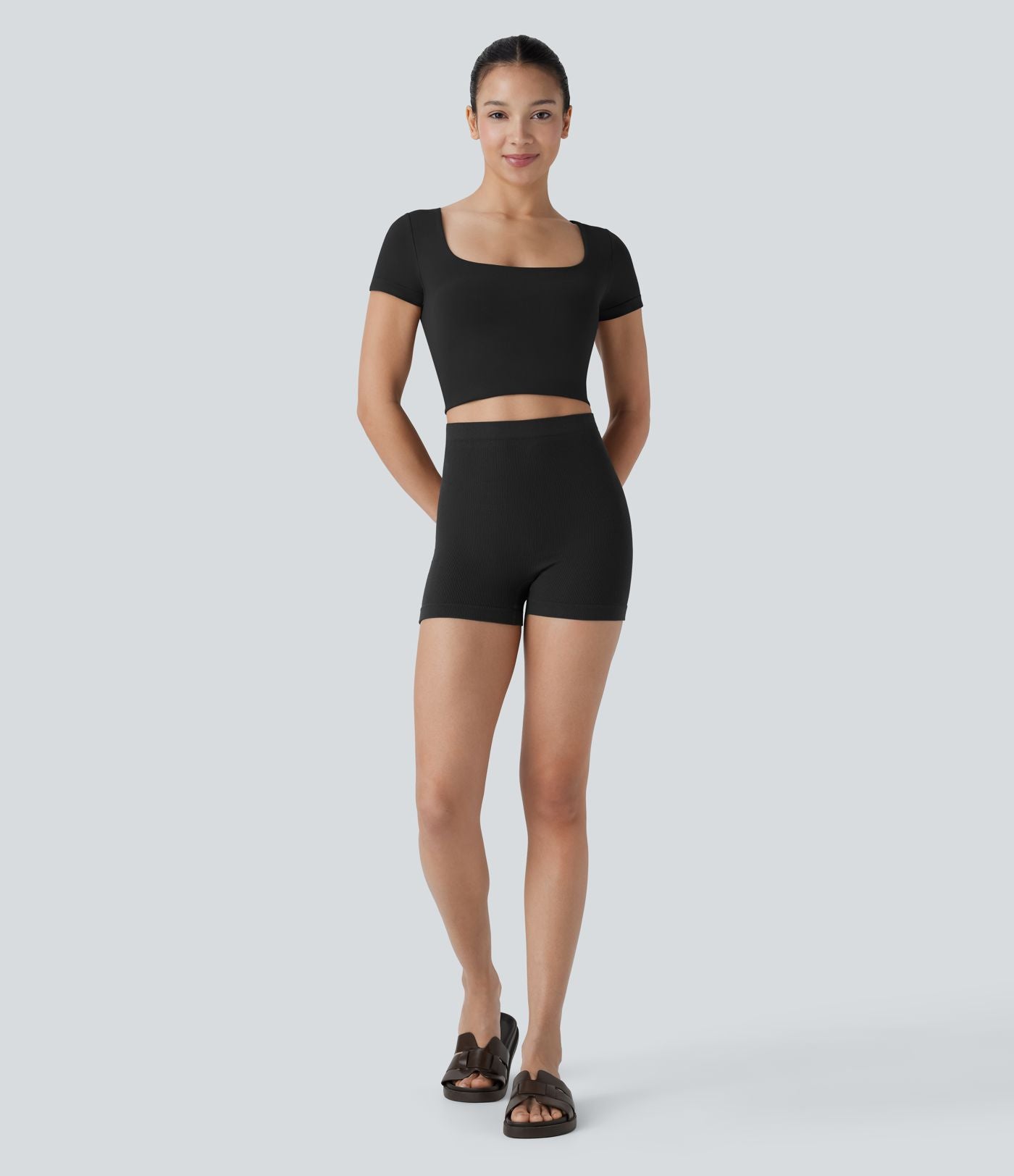 Short d'intérieur lisse taille basse sans couture OneForm Seamless Flow