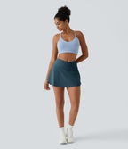 Jupe de tennis mini 2-en-1 quotidienne SoftlyZero™ Airy avec croisement, poche latérale et effet frais InstantCool, Lucid, protection solaire UPF50+