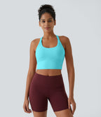Débardeur yoga court SoftlyZero™ Plush à découpes A-C