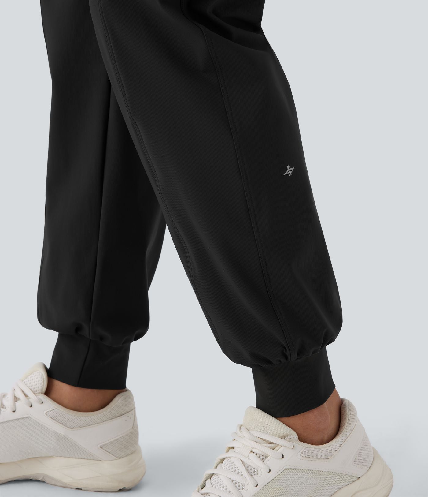 Pantalon cargo de danse taille haute avec cordon de serrage et poches multiples