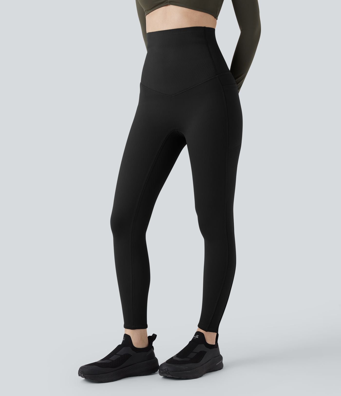 Legging d'entraînement Halara UltraSculpt™ Extra Heat taille ultra-haute gainant avec poches
