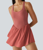 Robe de sport mini 2-en-1 Breezeful™ corset fluide séchage rapide avec poche padel/pickleball A-C