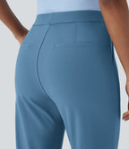 Pantalon de travail fuselé longueur cheville taille haute Halara Flex™ DayStretch avec poches