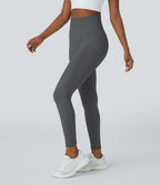 Legging yoga 7/8 taille haute froncé sans couture OneForm Seamless Flow